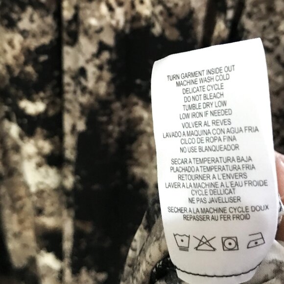 NWT Nina Leonard Swing Dress Long Sleeve V Neck Size XL - Picture 6 of 8